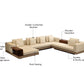 Matrix U-Shape Premium Fabric Sofa Butter Cream – Pakistan