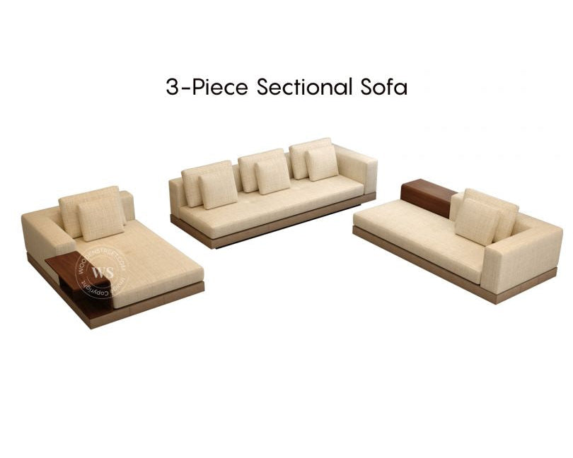 Matrix U-Shape Premium Fabric Sofa Butter Cream – Pakistan