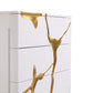 Modrest Aspen Modern White & Gold Chest