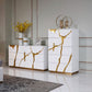 Modrest Aspen Modern White & Gold Chest