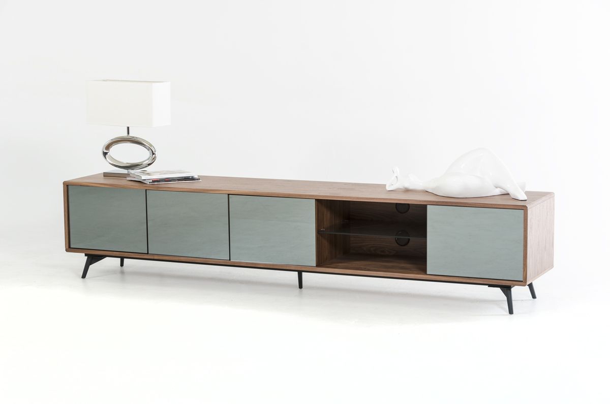 Kennedy Mid-Century Walnut TV Console