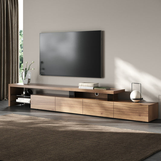 Modrest Loreta – Modern Walnut TV Stand