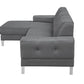 Casa Forli Modern Grey Sectional