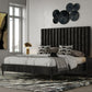 Hemlock Channel Tufted Velvet Bed by Modrest