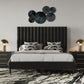 Hemlock Channel Tufted Velvet Bed by Modrest
