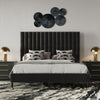 Hemlock Channel Tufted Velvet Bed by Modrest