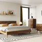 Nova Domus Kamela Modern Walnut Bed