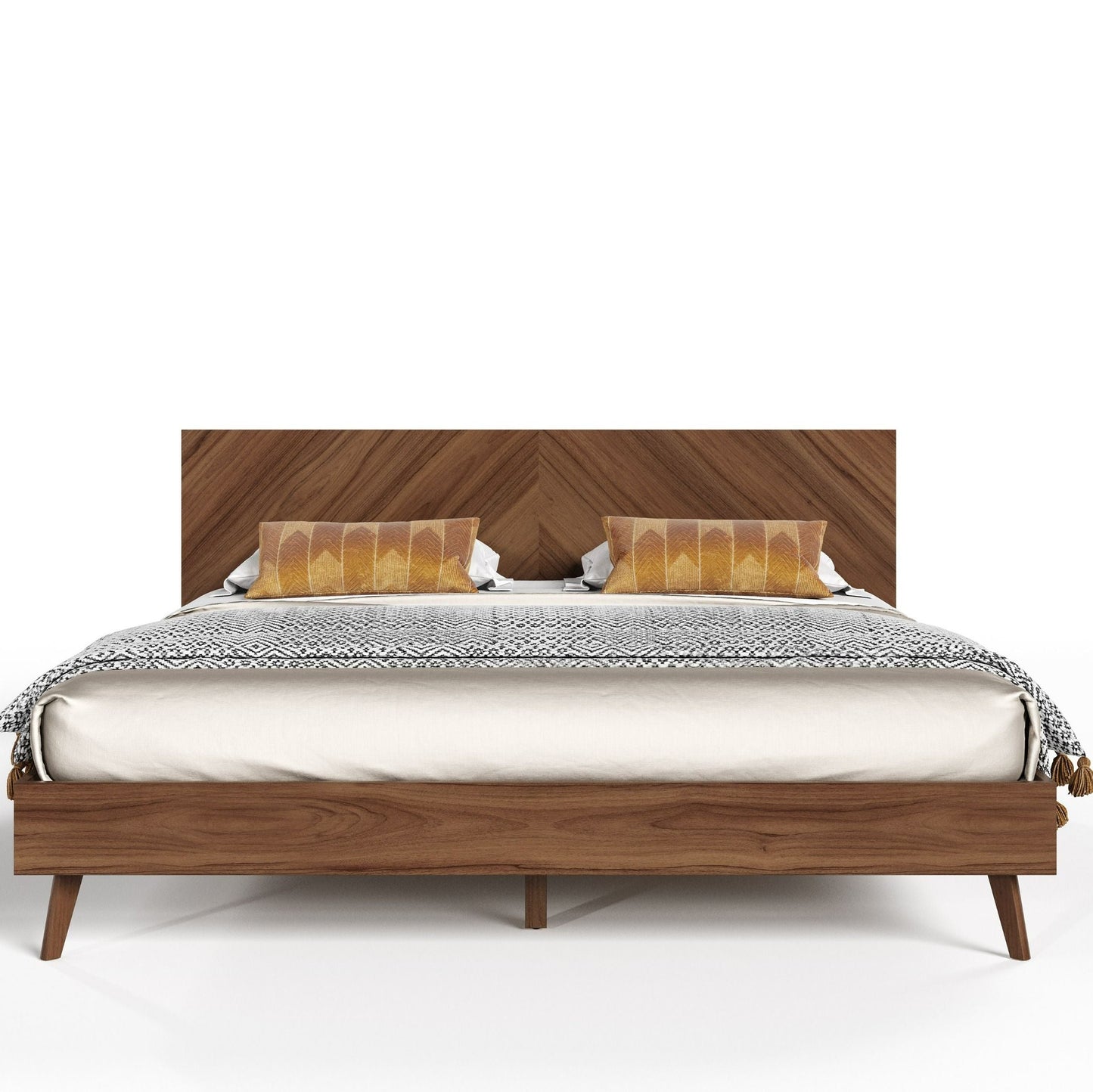 Nova Domus Kamela Modern Walnut Bed