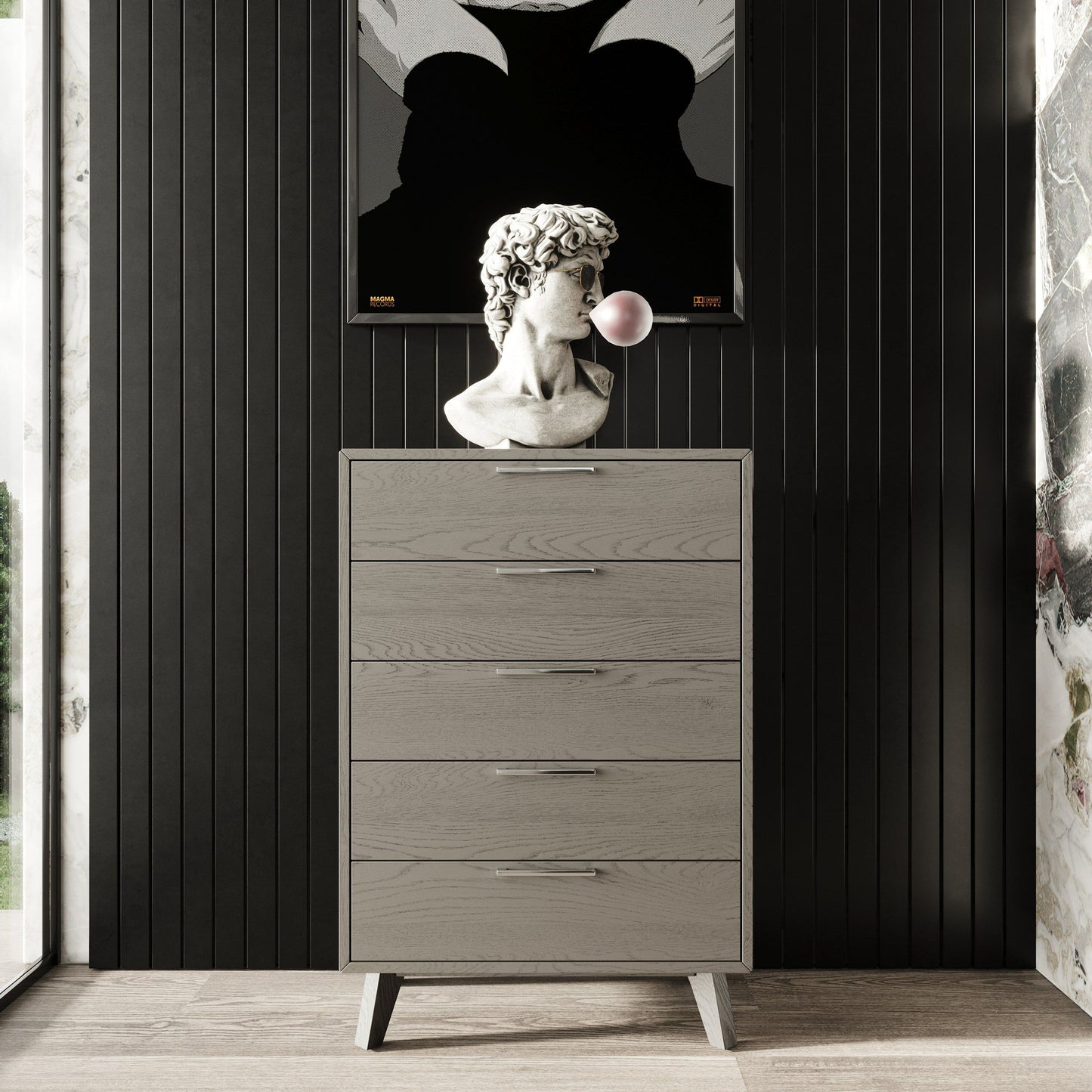 Grey Wash Chest by Nova Domus