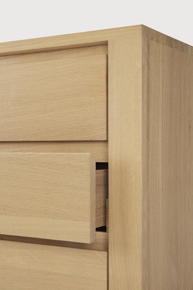 Oiled Solid Oak Console Sideboard