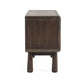Dark Stained Acacia Solid Wood Sideboard