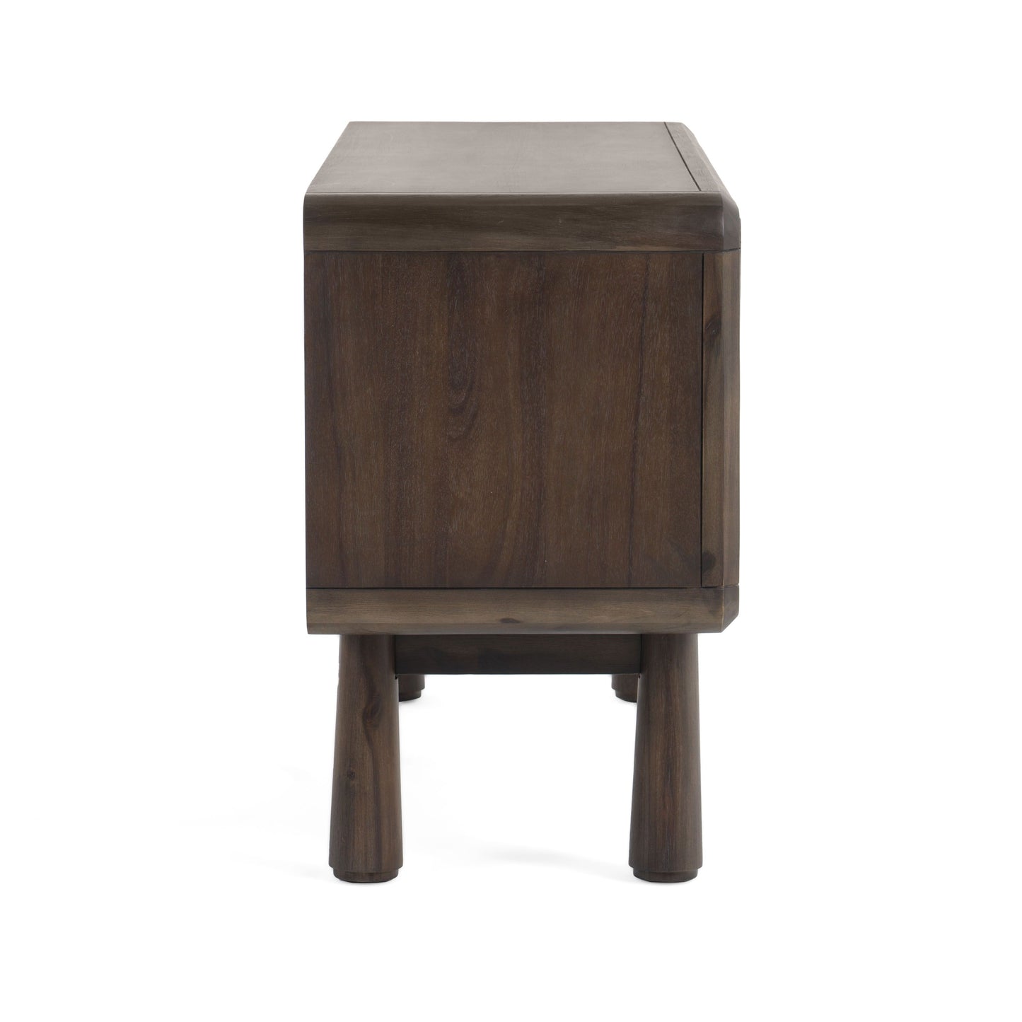 Dark Stained Acacia Solid Wood Sideboard