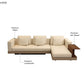 Matrix Right-Aligned L-Shape 5-Seater Sofa Cream Brown – Pakistan