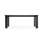 Steven Oval Black Lacquer Dining Table With Chairs Set