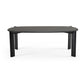 Steven Oval Black Lacquer Dining Table With Chairs Set