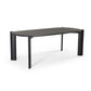 Steven Oval Black Lacquer Dining Table With Chairs Set
