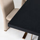 Modrest Tasha Beige Linen Dining Chairs – Set of 6