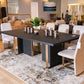 Modrest Tasha Beige Linen Dining Chairs – Set of 6