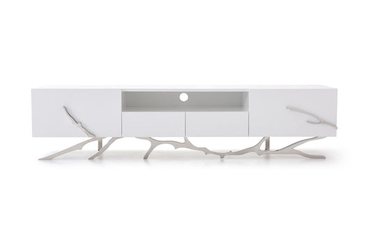Modrest Legend 79″ White TV Stand