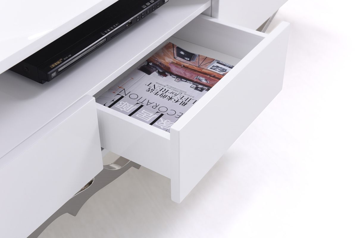 Modrest Legend 79″ White TV Stand