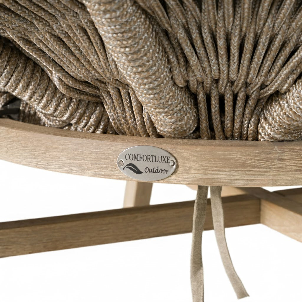 Renava Moon - Outdoor Beige Lounge Chair