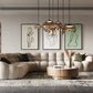 Luxury Beige Curved Sectional Sofa